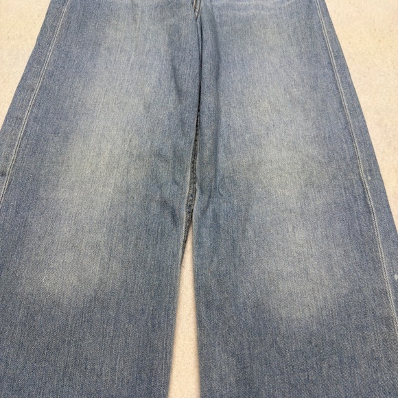 Levi's Premium High Loose Wide Leg Denim Jeans Big E Light Blue Women's 25 - Picture 11 of 15